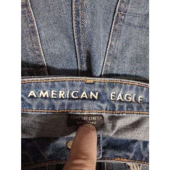 American Eagle Jeans‎ Ladies 2 Mom Jeans Medium Wash - Picture 5 of 9
